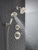 Ducha manual de 7 ajustes de montaje en pared con rociado de limpieza