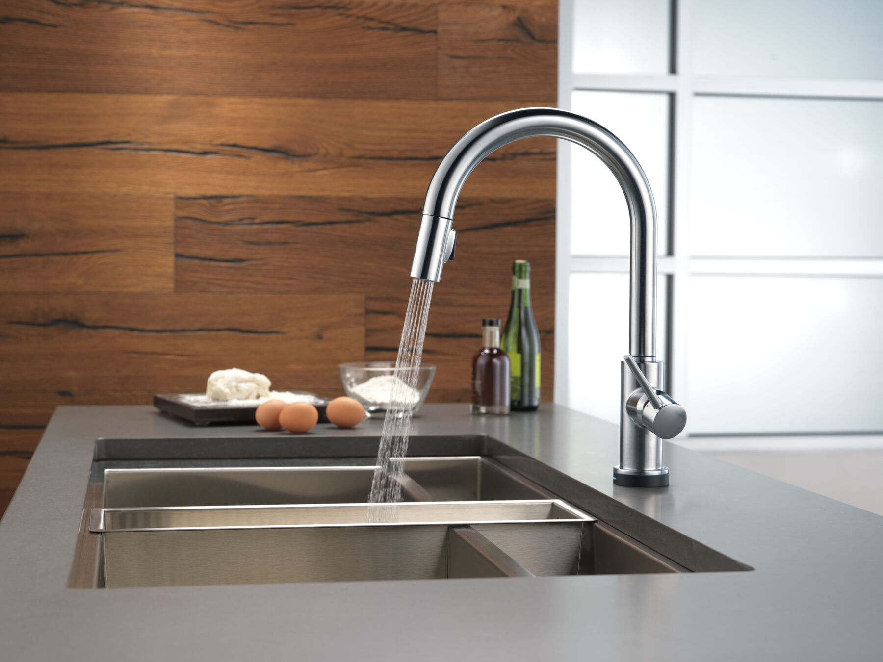 Llave para cocina monomando extensible con Touch (producto recertificado), imagen 9