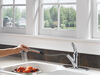 Llave para cocina extensible de una manija