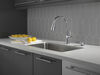Llave para cocina monomando extensible con dispensador de jabón y tecnología ShieldSpray®