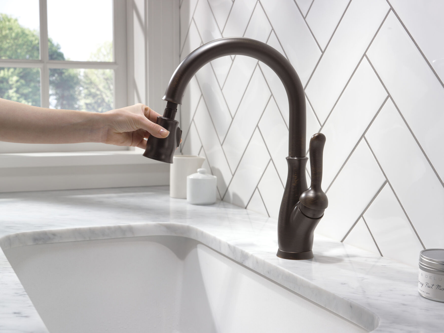 Llave para cocina monomando extensible con tecnología ShieldSpray®, imagen 9