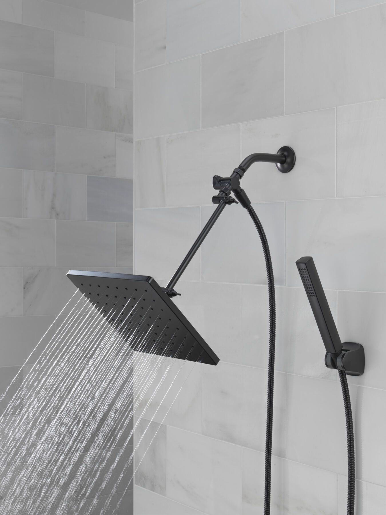 10 inch Raincan Shower Head & Hand Held Combo with Adjustable Extension Arm, image 16