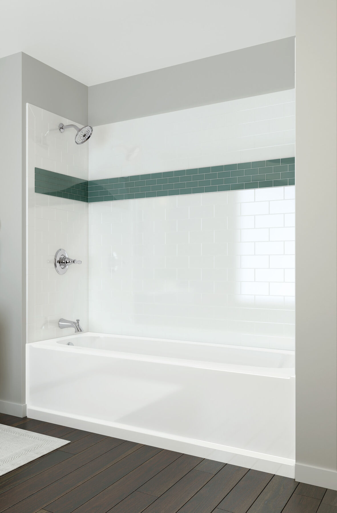 Bañera de 60" x 32", desagüe izquierdo, imagen 1
