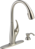 Llave de una manija con tubo de salida deslizable para cocina