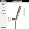 H2OKinetic® Hand Shower 1.75 GPM Wall-Mount 4S (Recertified)