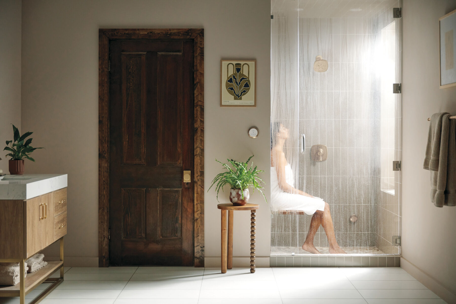 Asiento para ducha rebatible, imagen 1