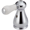 Juego de manijas tipo palanca de porcelana, baño