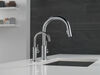 Llave de una manija con tubo de salida deslizable para cocina