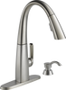 Llave de una manija con tubo de salida deslizable para cocina
