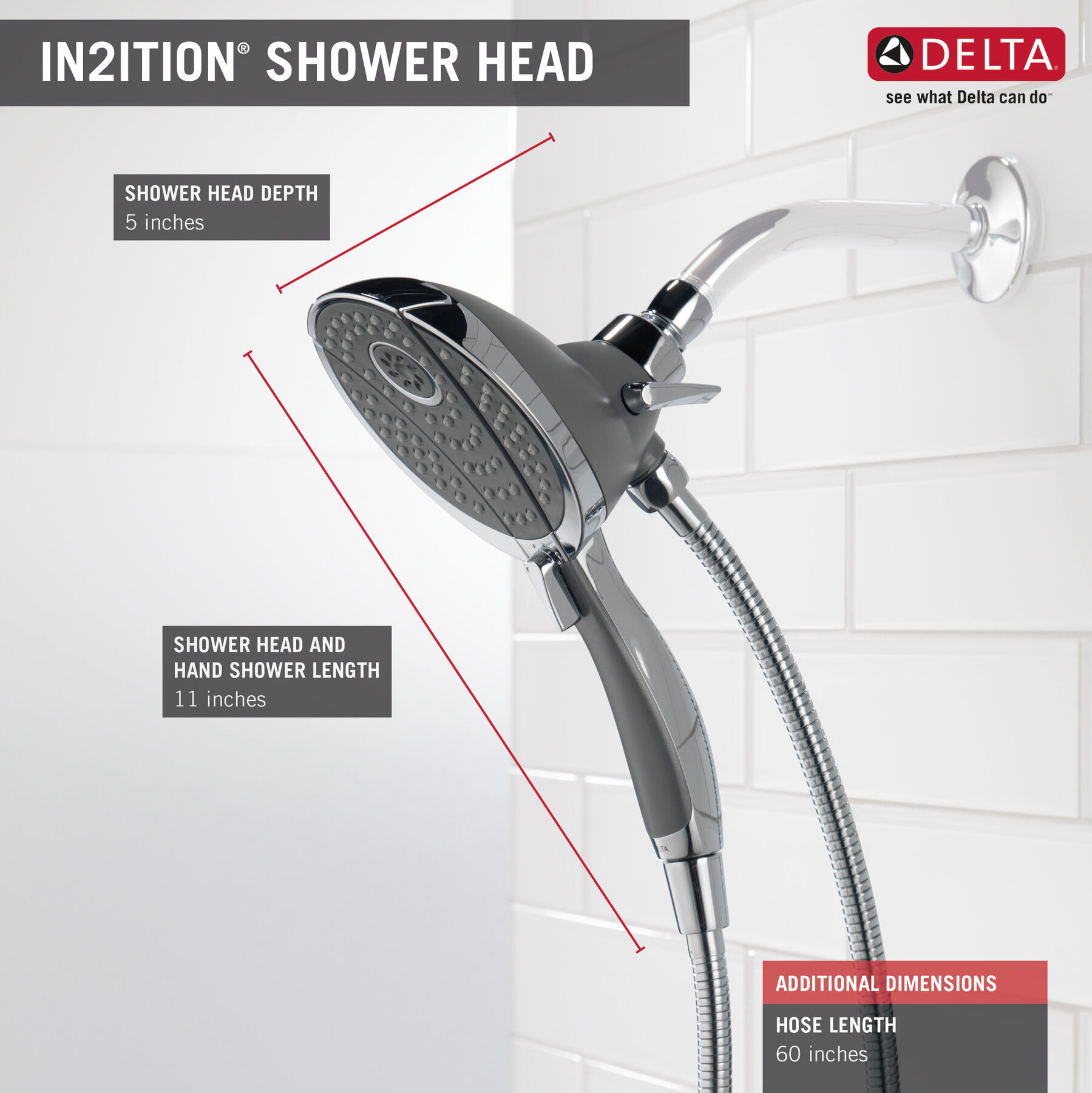 Ducha dos en uno In2ition® de 4 funciones, imagen 6