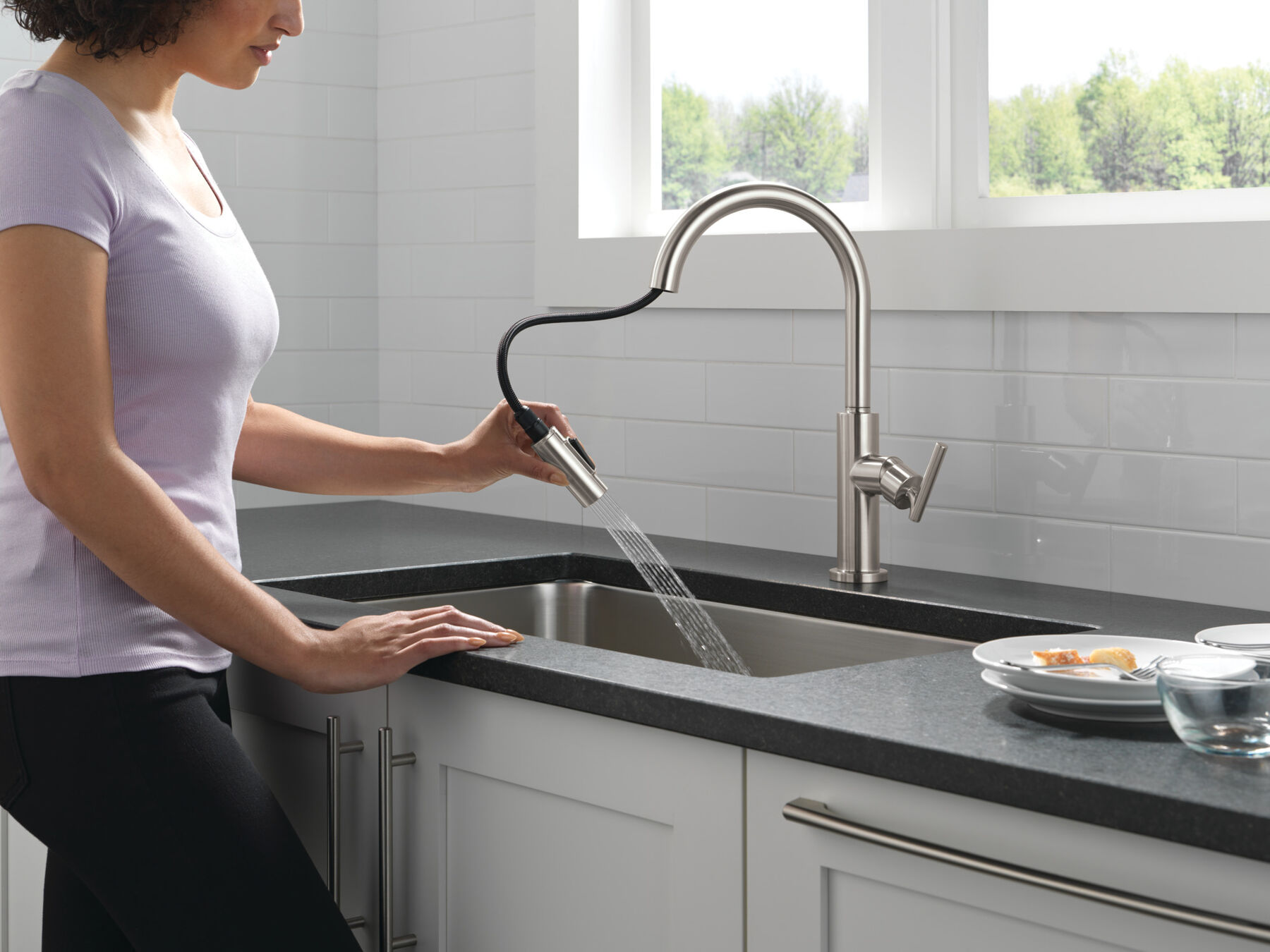 Llave para cocina monomando extensible, imagen 3