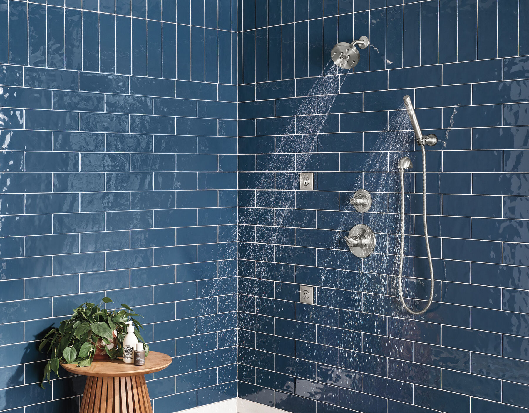 Ducha manual premium para montaje en pared ajustable de una sola función, imagen 36