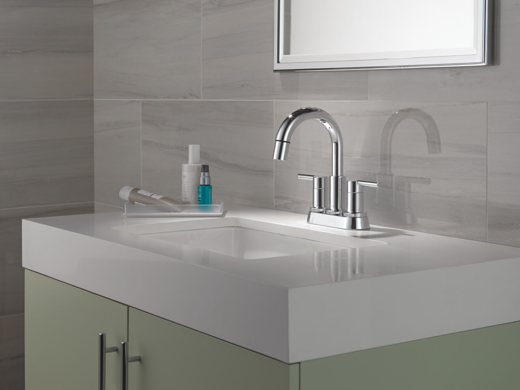 Llave para baño extensible de combinación de dos manijas, imagen 10