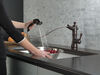 Llave para cocina extensible de una manija