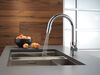 Llave para cocina monomando extensible con giro limitado