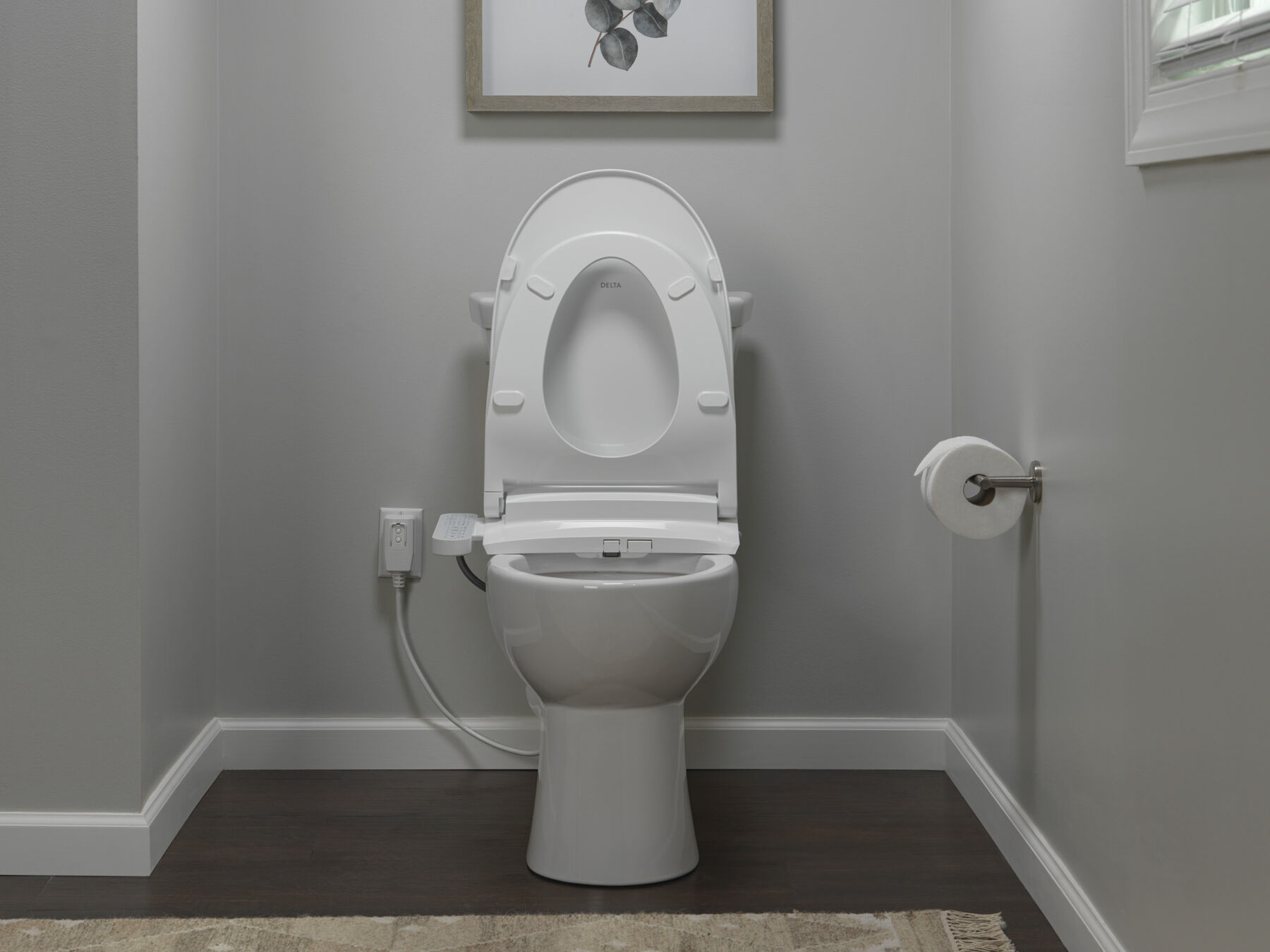 Standard Elongated Electric Bidet Toilet Seat, image 3
