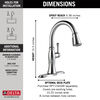 Llave para cocina monomando extensible (producto recertificado)