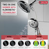 Ducha dos en uno H2Okinetic® In2ition® de 5 funciones con MagnaTite