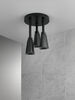 Regadera tipo lluvia colgante H<sub>2</sub>Okinetic® con luz de LED