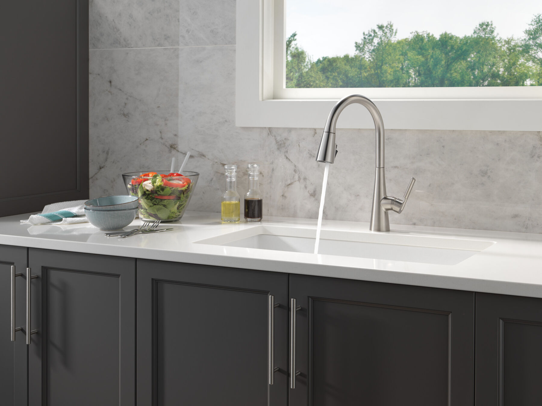 Llave para cocina monomando extensible con tecnología ShieldSpray, imagen 8