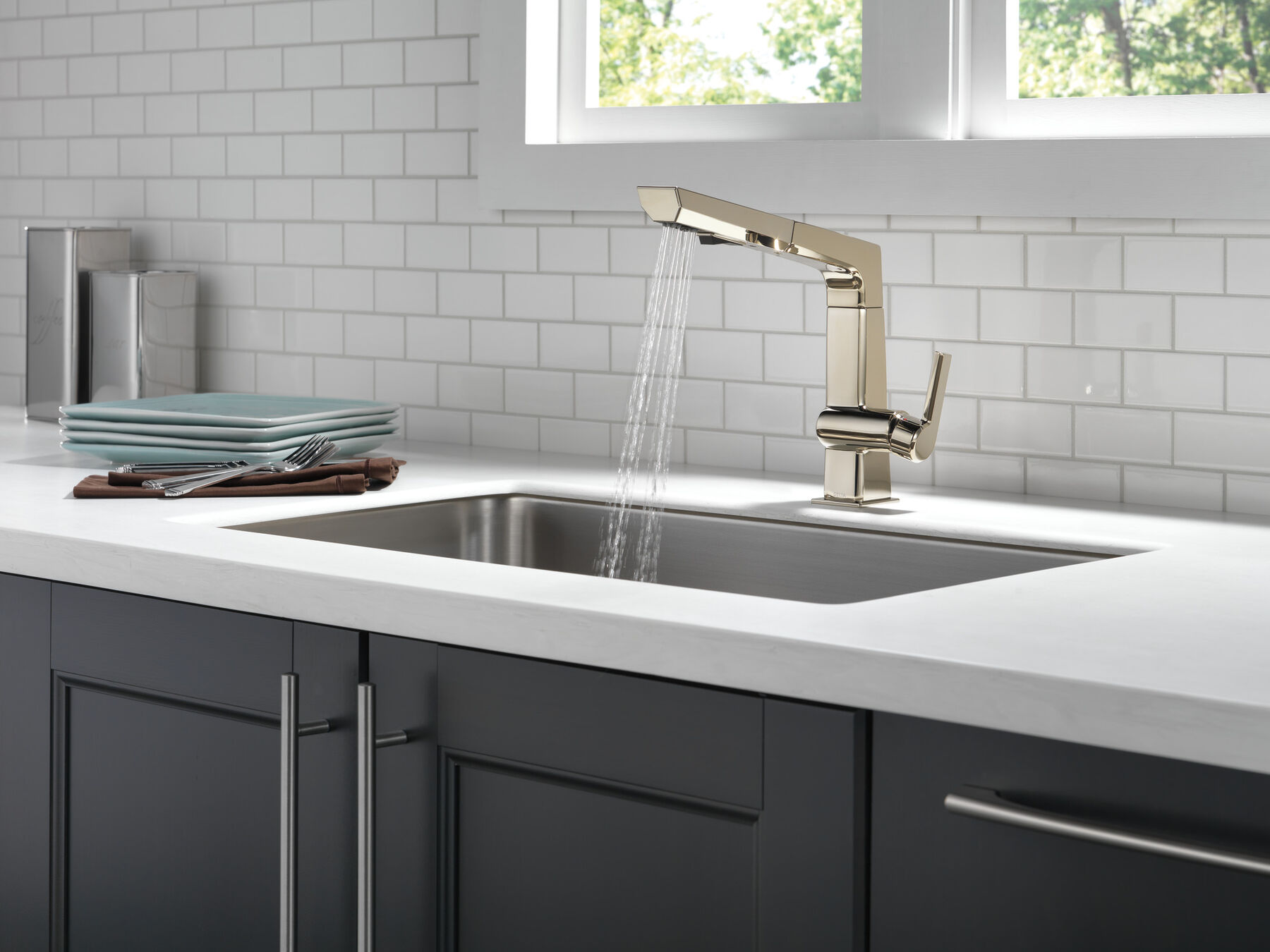 Llave para cocina monomando desplegable, imagen 9