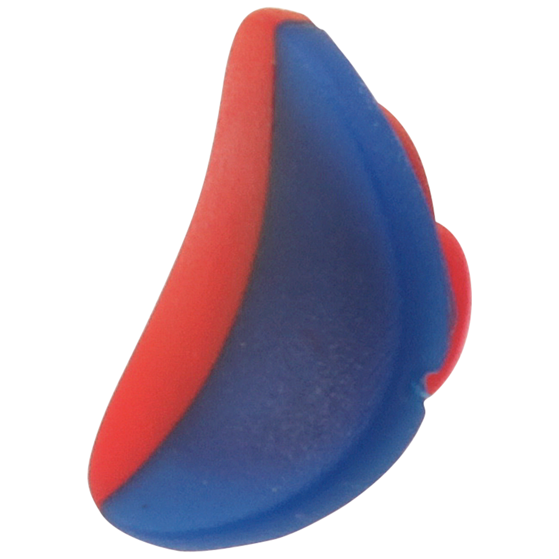 Botón, rojo y azul