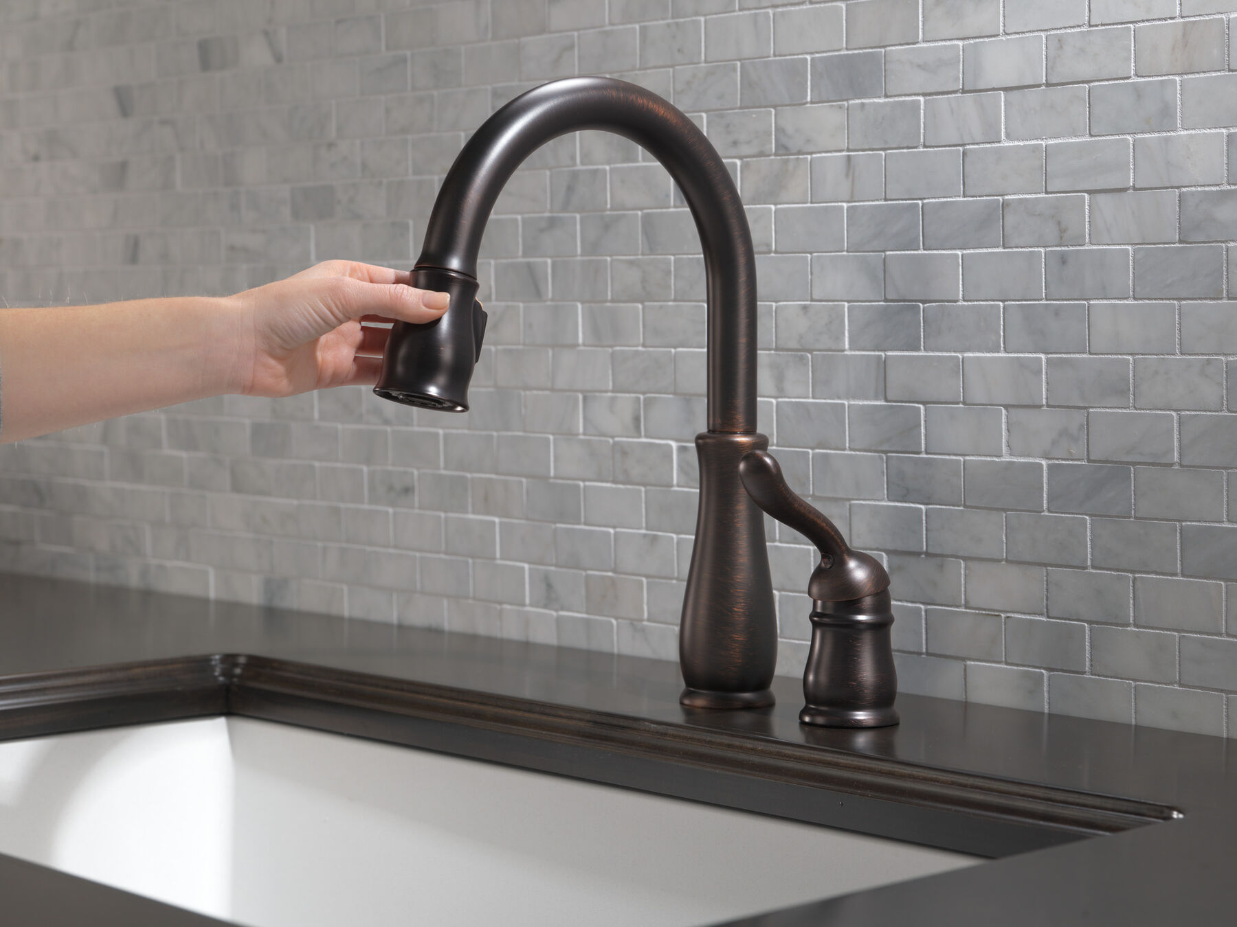 Llave para cocina monomando extensible, imagen 6
