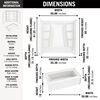 60x30 Alcove Bathtub Bundle - Right