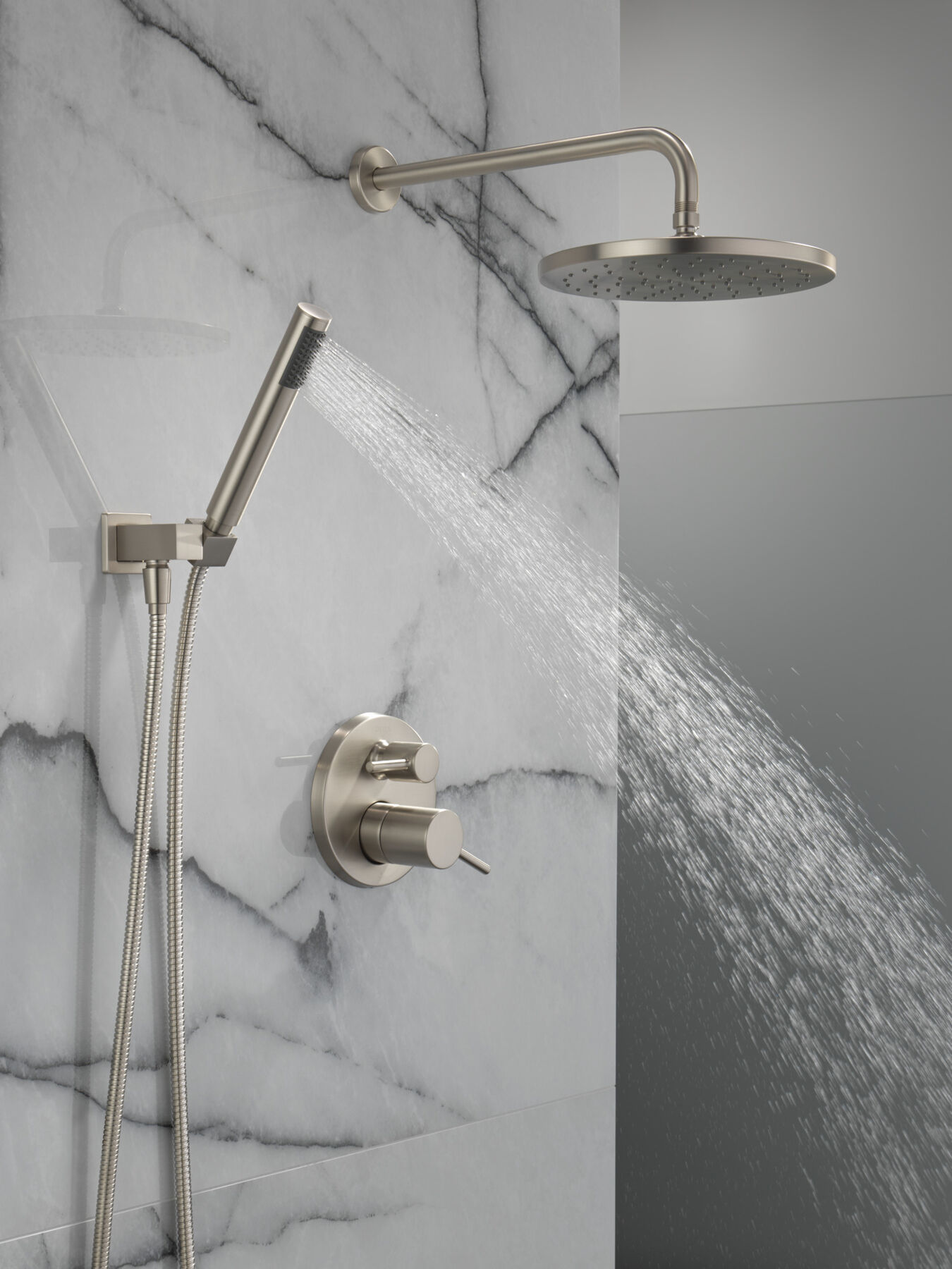 Raincan Shower Rough & Trim w/ HS 1L 14S (Recertified), image 5