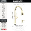 Pull-Down Kitchen Single Handle with Soap Dispenser Bundle