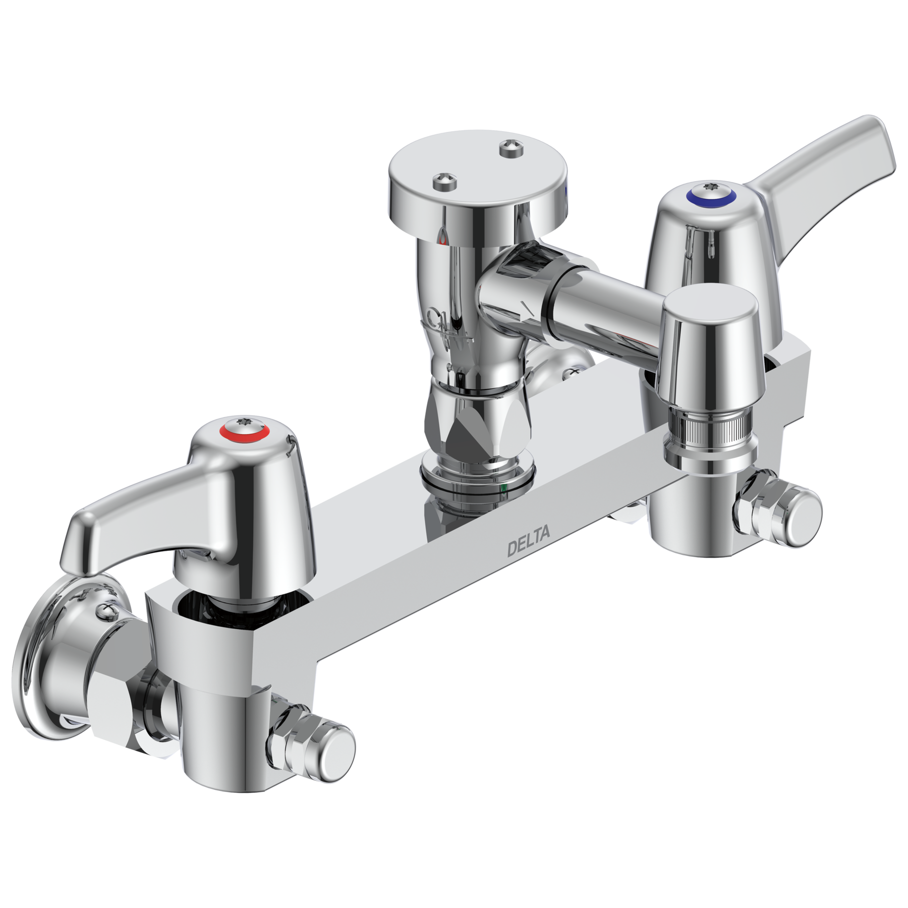Two Handle 8 In Wallmount Service Sink Faucet