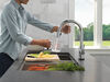 Touch2O with Touchless and VoiceIQ® Technology Single Handle Pull-Down Kitchen Faucet with Soap Dispenser