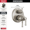 17T Series Integrated Diverter Trim 6-Setting