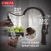Llave para cocina monomando extensible con tecnología ShieldSpray® (producto recertificado)