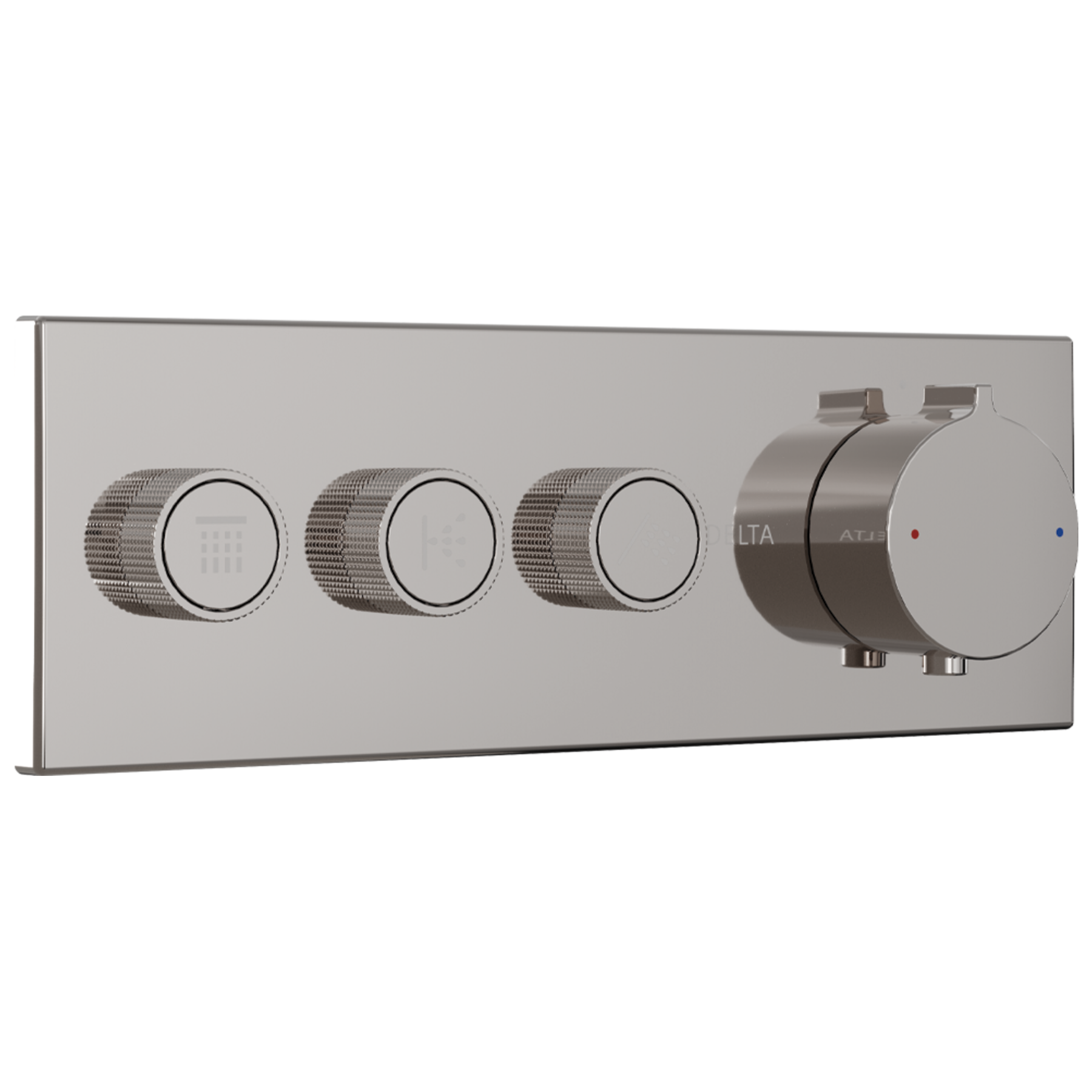 High Flow Push Button Themrostatic Trim 3 Outlet