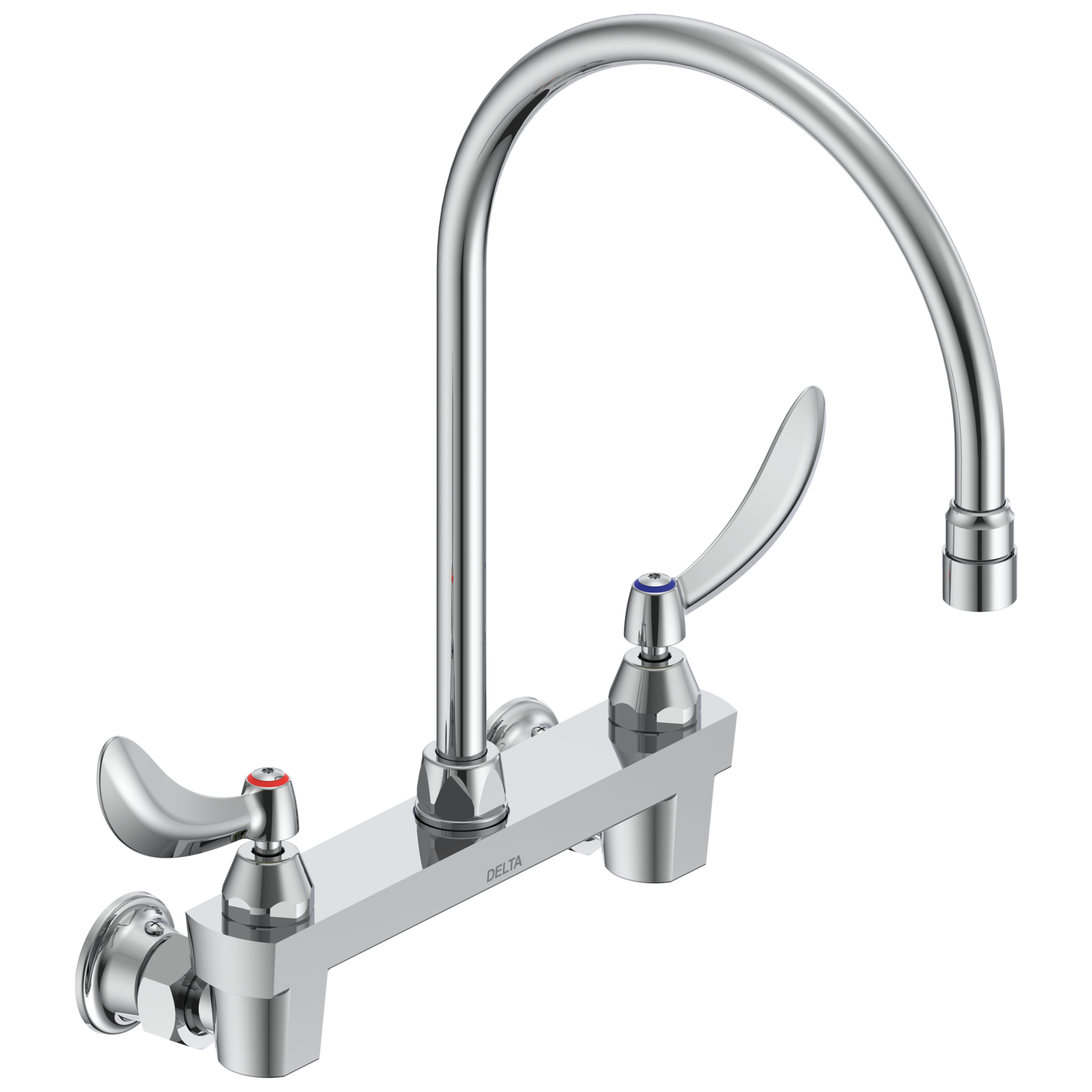 Two Handle 8 In Wallmount Service Sink Faucet