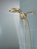 HydroRain® H<sub>2</sub>Okinetic® 5-Setting Two-in-One Shower Head (Recertified)