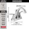 Llave para baño de combinación de dos manijas