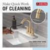 Llave para baño extensible de combinación de dos manijas