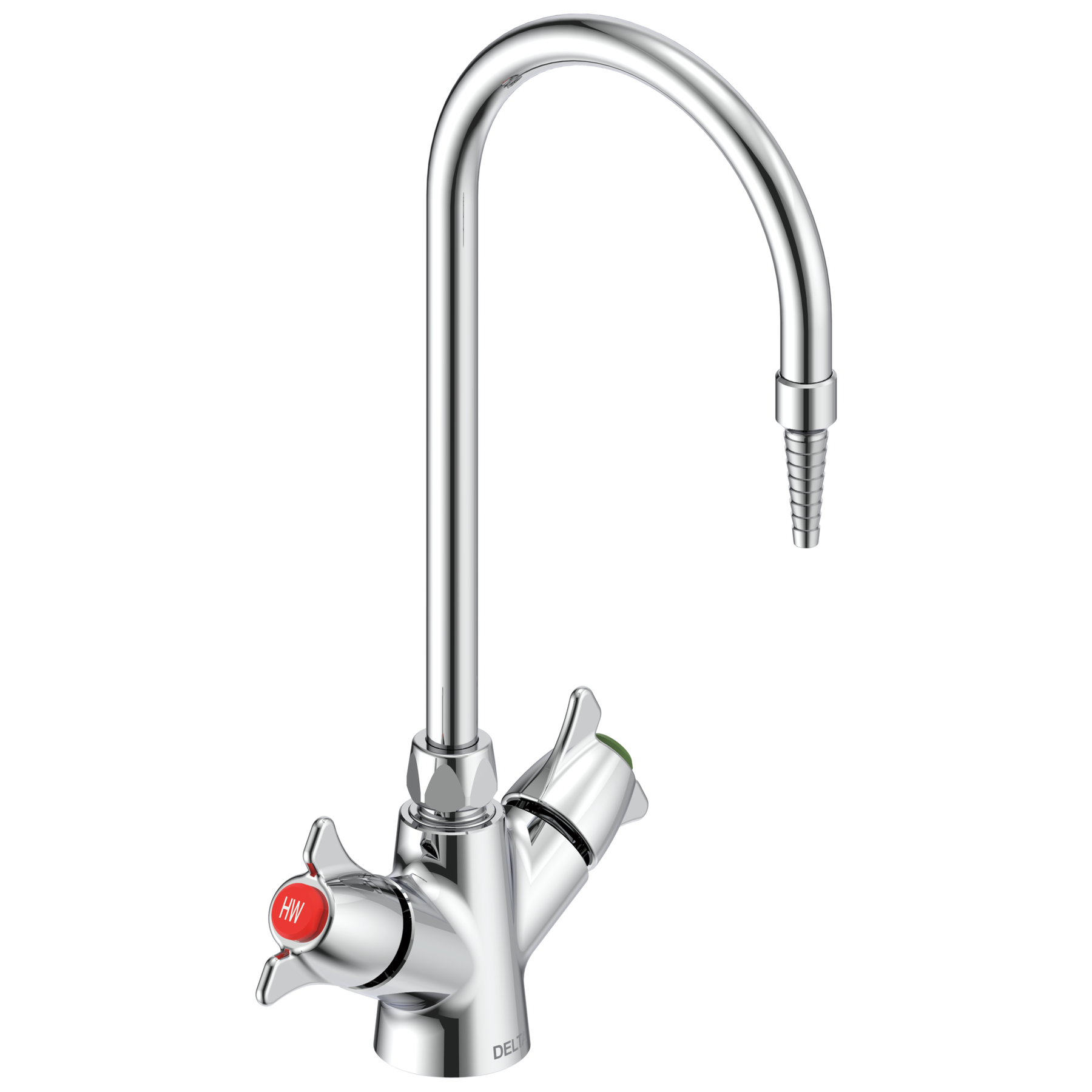 Two Handle Deck-mount Single Shank Laboratory Mixing Faucet
