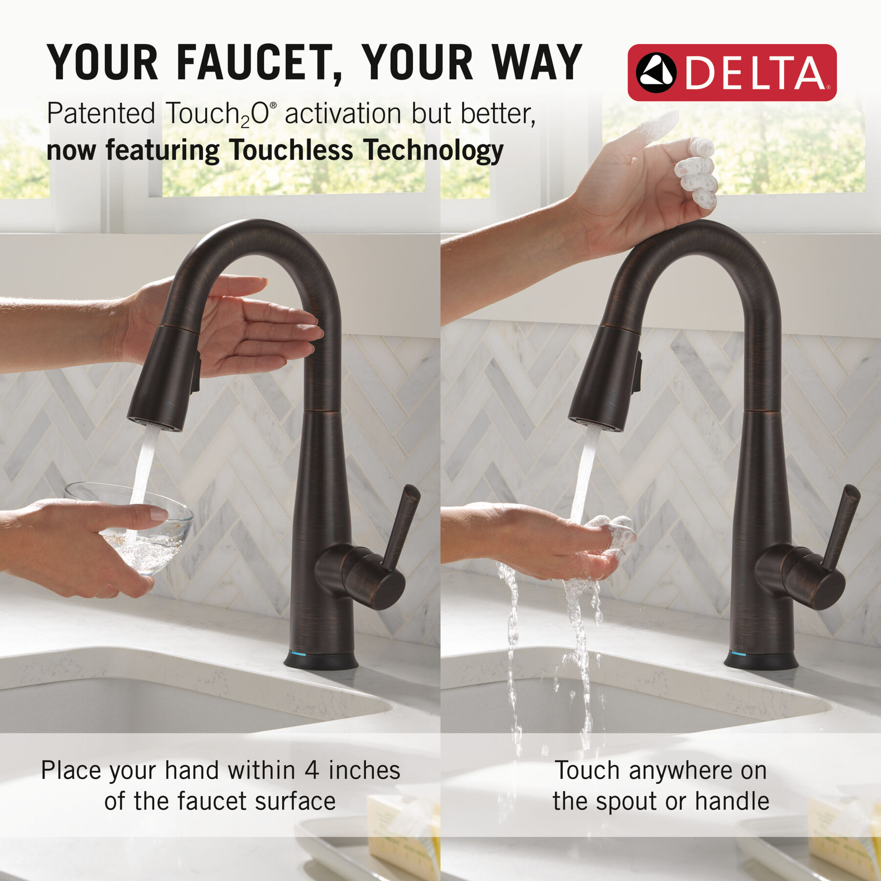 Touch2O® Bar / Prep Faucet with Touchless Technology, image 9