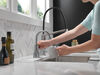 Dispensador de agua caliente instantánea cuadrado contemporáneo