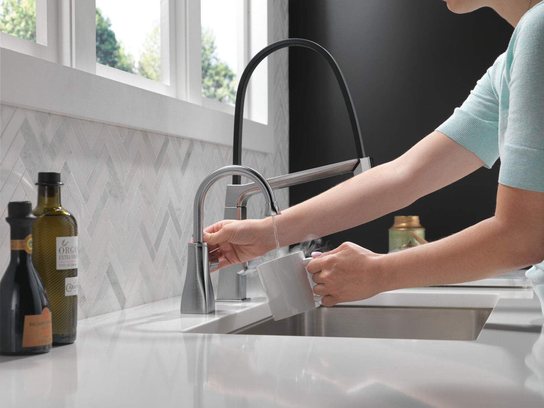 Contemporary Square Instant Hot Water Dispenser, image 2