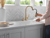 Single Handle Kitchen Pull-Down Faucet w/ Soap Dispenser