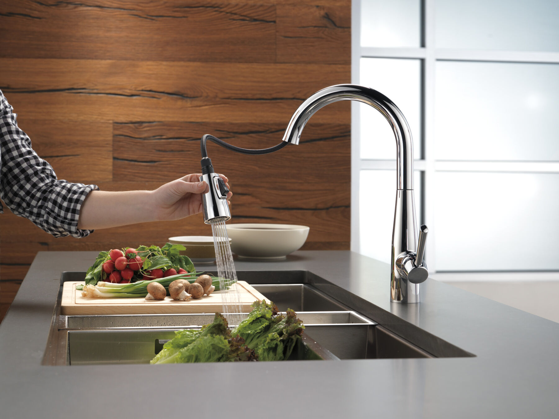 Llave para cocina monomando extensible (producto recertificado), imagen 3
