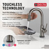 Llave para barra/preparación de alimentos Touch2O® con tecnología Touchless