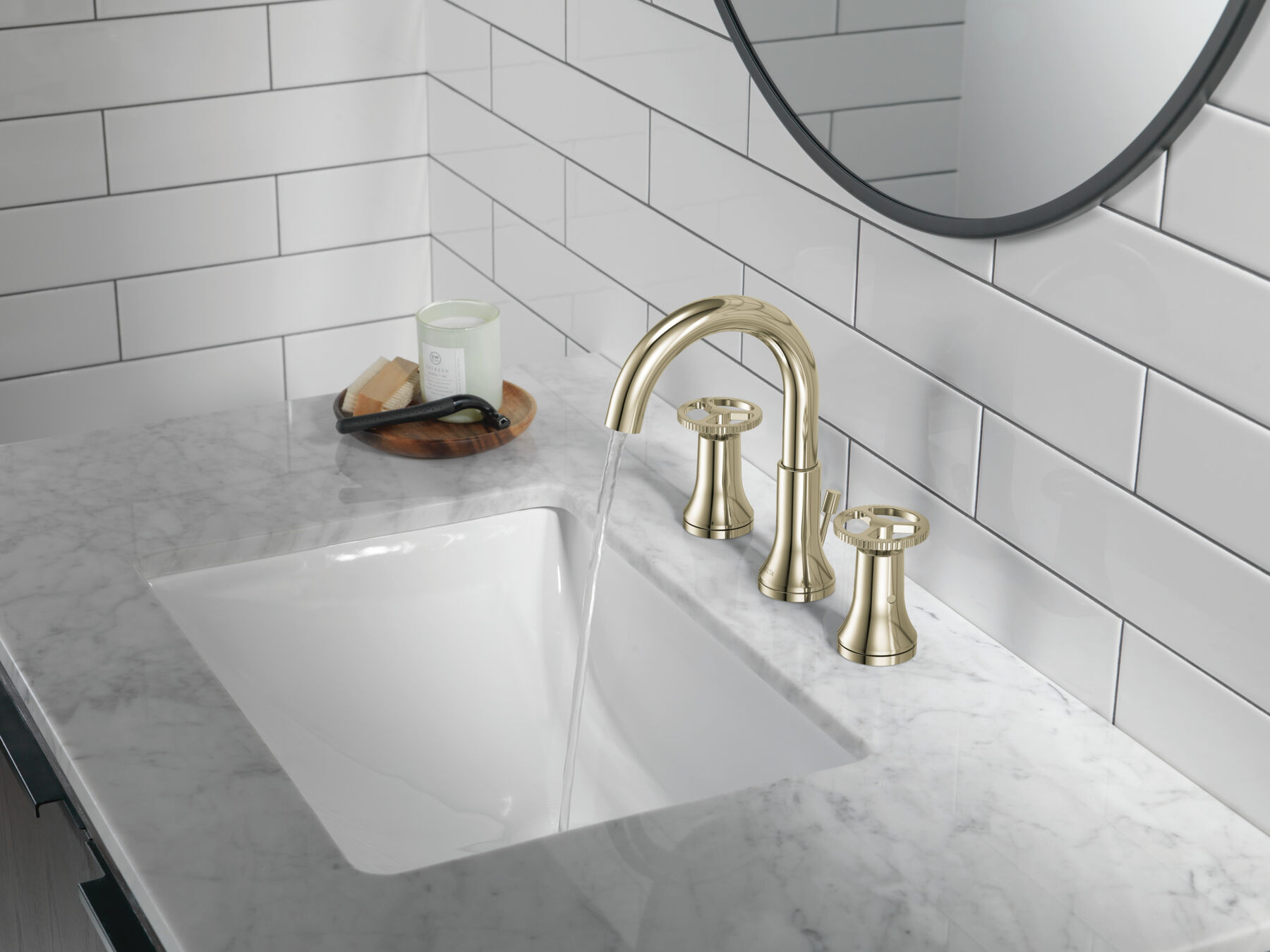 Llave para baño de extensión con dos manijas, imagen 2