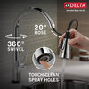 Llave para cocina monomando extensible con tecnología Touch<sub>2</sub>O®