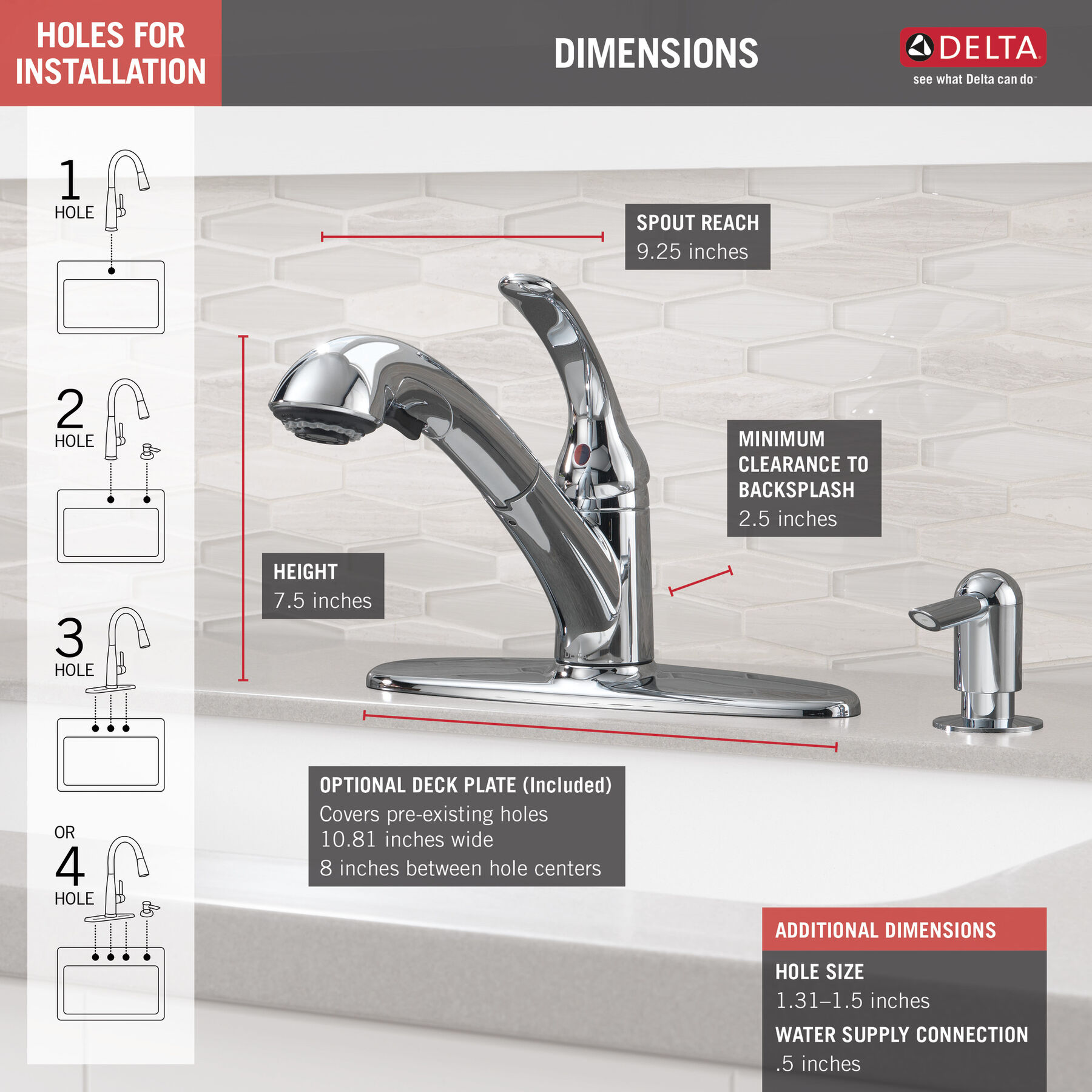 Llave para cocina monomando desplegable con dispensador de jabón, imagen 2