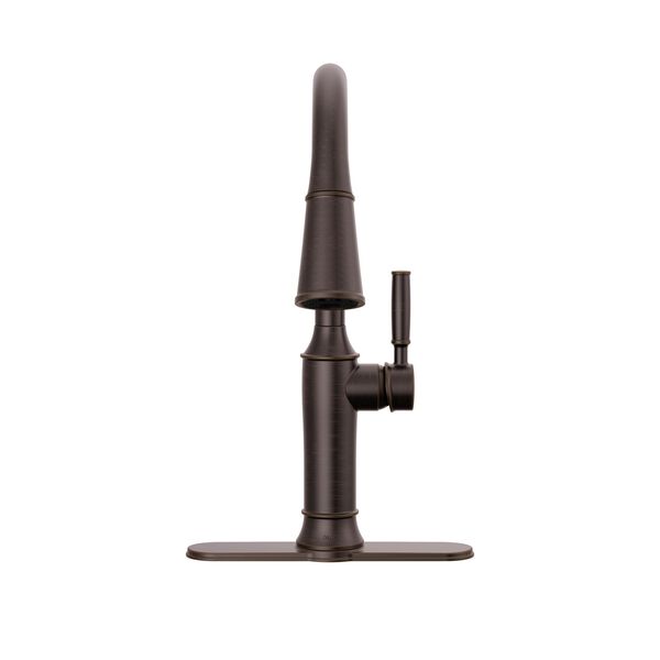 Llave de una manija con tubo de salida deslizable para cocina